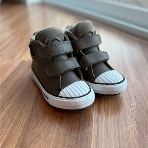 Converse All Star Berkshire Waterproof Toddler Boots with Velcro Straps